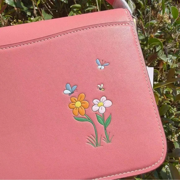 NWT Disney X Coach Studio Shoulder Bag With Mickey Mouse And Flowers CH413 - Picture 6 of 15